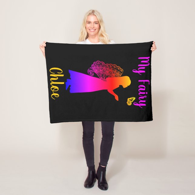 Add your Own Text - Fleece Blanket, 30"x40" Blanket (In Situ)