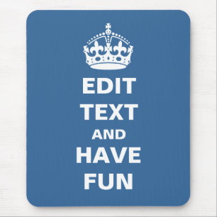 Add your own text here! mouse mat