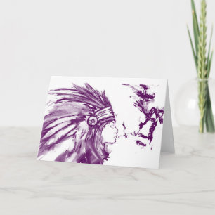 ADD YOUR OWN TEXT Native American Artwork Card