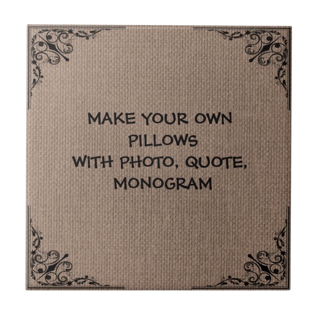 ADD YOUR OWN TEXT TILE (Front)