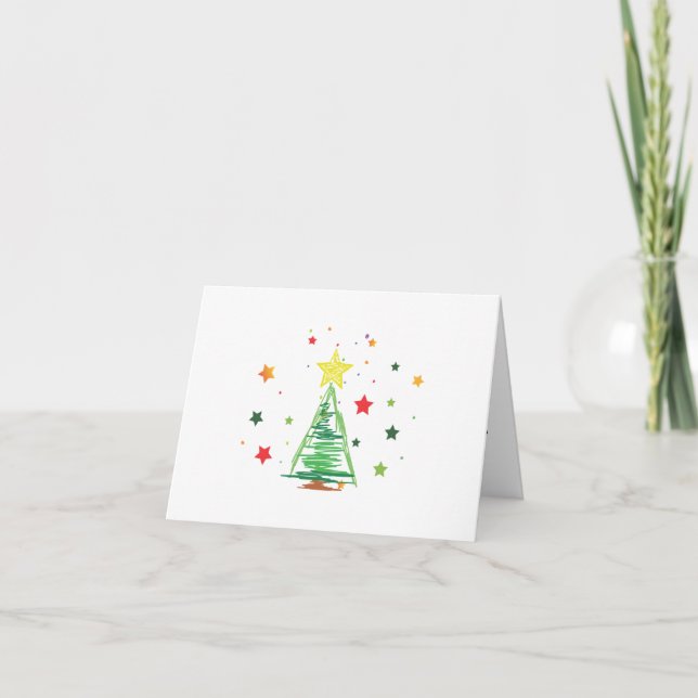 ADD YOUR OWN TEXT xmas card (Front)