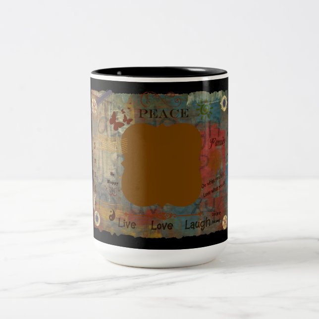 Add Your Own Two-Tone Coffee Mug (Center)