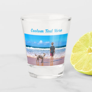 Add Your Pet Photo Shot Glass Personalised Text