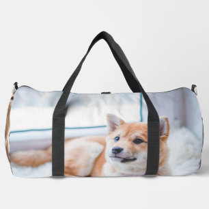 Add Your Photo and Text 2 Sided Customized Duffle Bag