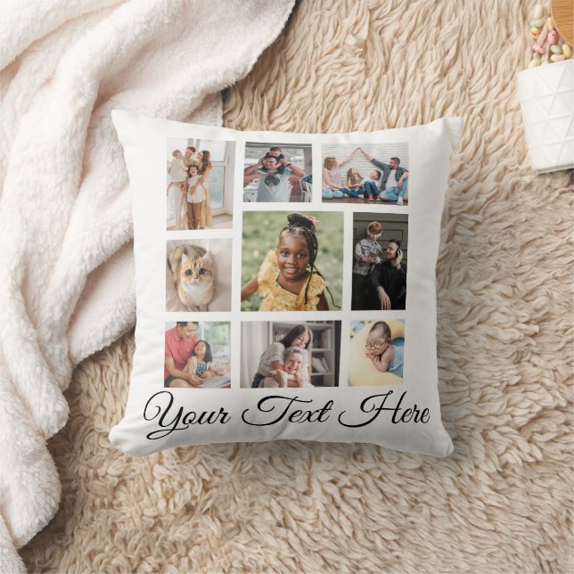 Add your photo and Text  Cushion (Blanket)