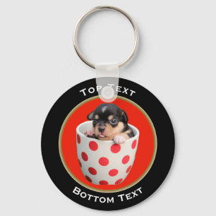 Add Your Photo and Text Custom Key Ring