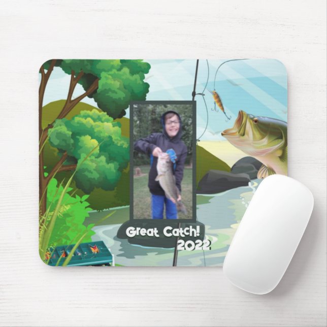 Add Your Photo and Text MOUSE PAD (With Mouse)