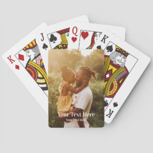 Add your photo and Text Playing Cards