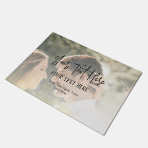Add your photo and Text Vintage Doormat