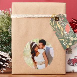 Add Your Photo Classic Round Sticker