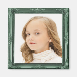 Add YOUR PHOTO Custom Antique Frame Magnet