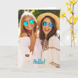 Add Your Photo Custom Greeting Card