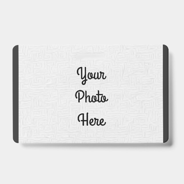 Add your Photo/Design - Badge ID Badge (Front)