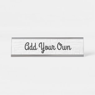 Add your Photo/Design - Name Plate