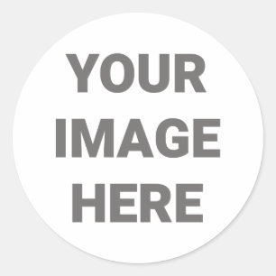 Add Your Photo Design Your Own  Classic Round Sticker
