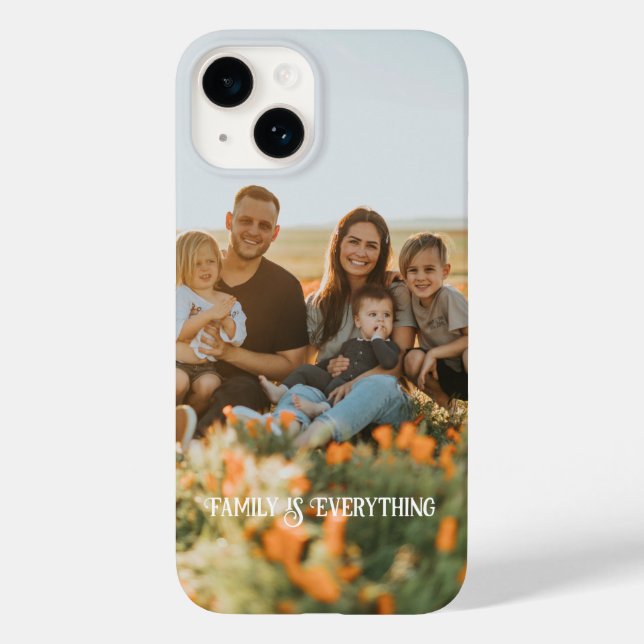 Add Your Photo Family Photo Dog Photo Kids Photo Case-Mate iPhone Case (Back)