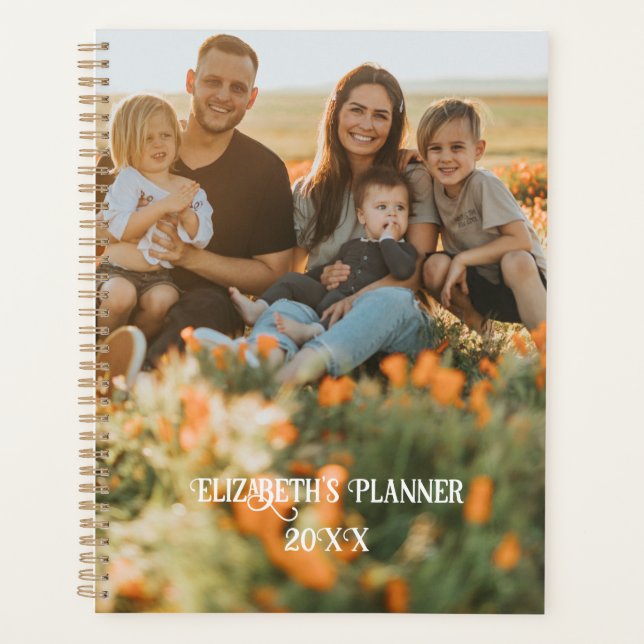 Add Your Photo Family Photo Dog Photo Kids Photo Planner (Front)