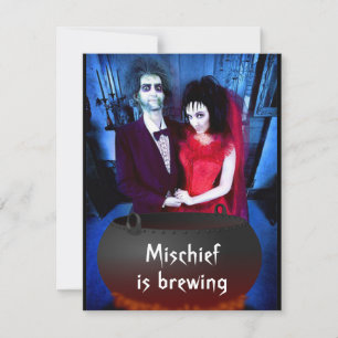 Add Your Photo Halloween Invitation