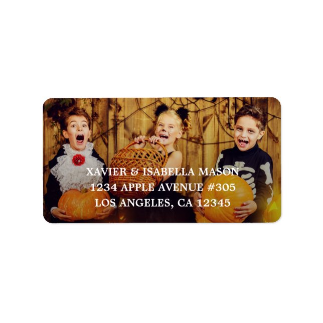 Add Your Photo Label (Front)