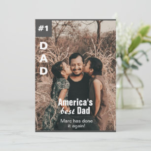 Add Your Photo Number One Dad Card