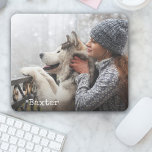 Add Your Photo Personalised Mouse Mat<br><div class="desc">Create a custom mouse pad using a favourite photo or other image with this customisable design. A text template is included to personalise with a name or other desired text. Choose a photo of your pet,  your kids,  your bestie,  or whatever suits your fancy! These make great gifts!</div>