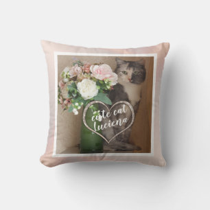 Add your photo, Personalised Throw Pillow
