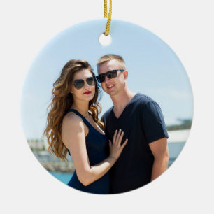 ADD YOUR PHOTO, PERSONALIZED CHRISTMAS ORNAMENT