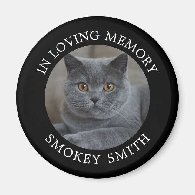 Add Your Photo - Pet Memorial Magnet (Front)