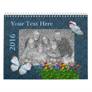 Add Your Photo Pretty Borders 2016 Calendar
