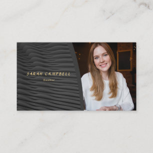 Add Your Photo Real Estate Consultant Business Card