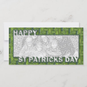ADD YOUR PHOTO St Pats Cut Out Frame - Weave