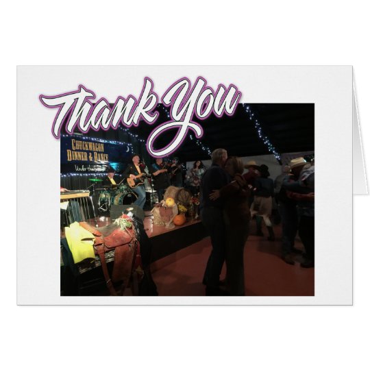 add your photo thank you card