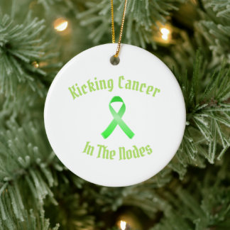 add your photo to this kicking cancer ornament