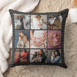 ADD YOUR PHOTOS custom collage Mother's day Cushion