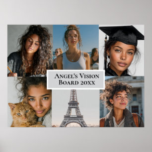 Add Your Photos Vision Board Custom Poster