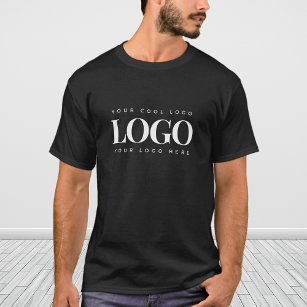 Add Your Rectangle Business Logo Simple Minimalist T-Shirt