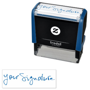 Add Your Signature Self-inking Stamp