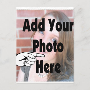 Add your special Photograph Picture Postcard