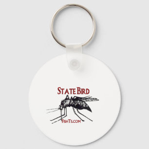 Add Your State Name-State Bird Key Ring