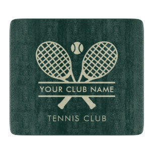 Add Your Tennis Club Name Team Camp Custom Cutting Board