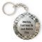 Add Your Text Cool Disco Mirror Ball Keychain