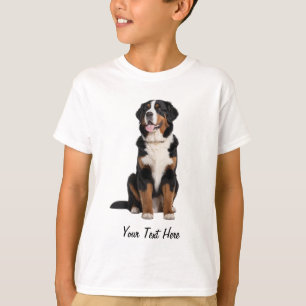 Add Your Text Custom Bernese Mountain Dog          T-Shirt