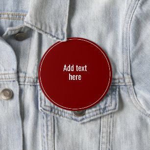 Add Your Text Here - TEMPLATE 10 Cm Round Badge