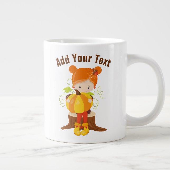 Add Your Text - Jumbo Mug (Right)