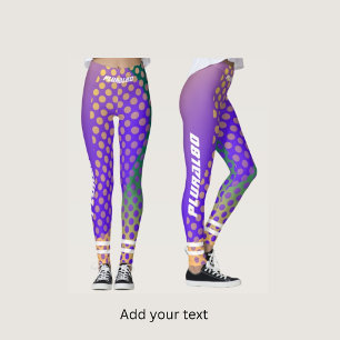 Add your text l Modern sport performance l Blue Leggings