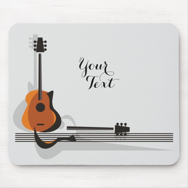 Add Your Text-Mousepad Mouse Mat (Front)