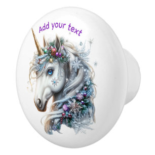 Add Your Text/Name  Ceramic Knob