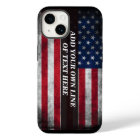 Add your text on American flag