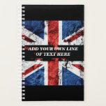 Add your text on English flag Throw Pillow Planner<br><div class="desc">Add your text on English flag</div>
