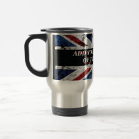 Add your text on English flag Throw Pillow